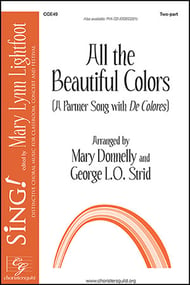 All the Beautiful Colors Two-Part choral sheet music cover Thumbnail